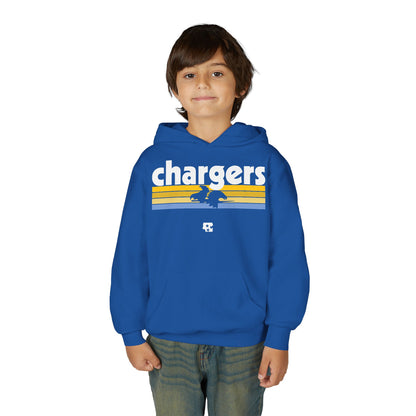 Chargers Logo Knockout Youth Hoodie