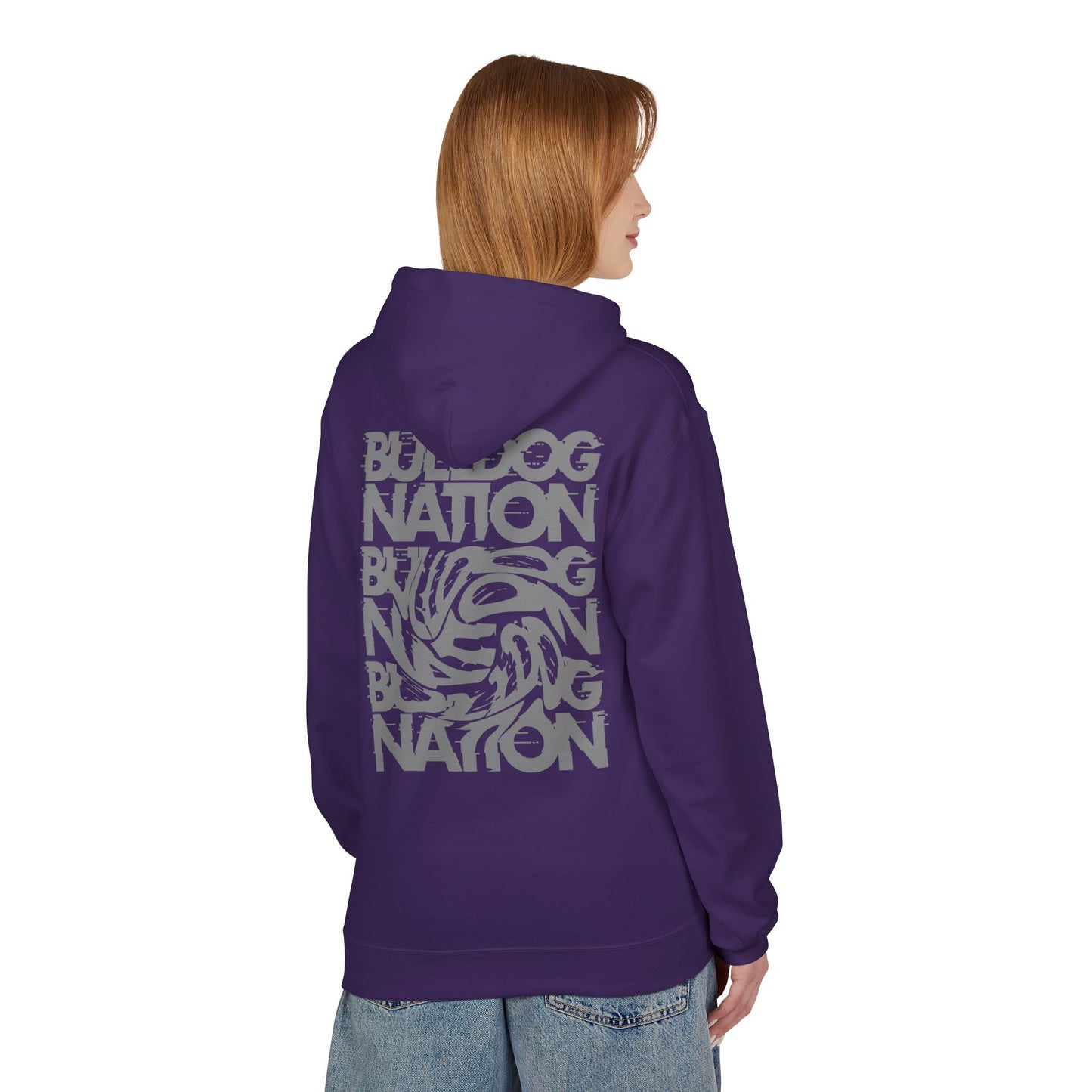 Bulldog Nation Glitch'd Out Hoodie