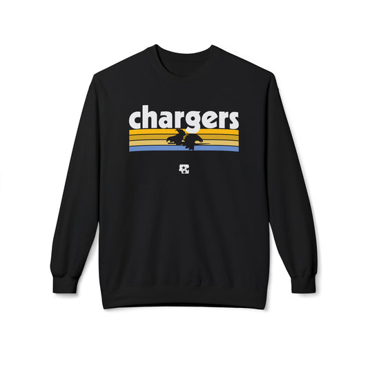 Chargers Logo Knockout Fleece