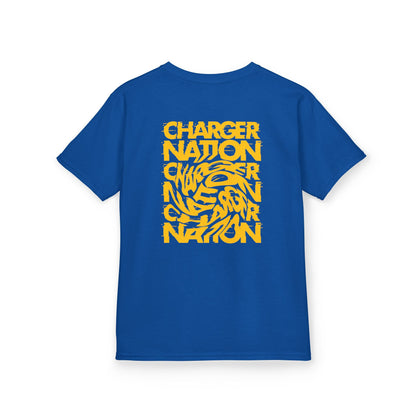 Charger Nation Glitch'd Out Youth T-Shirt