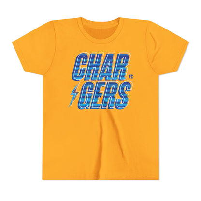 Chargers Retro Fade Youth Tee