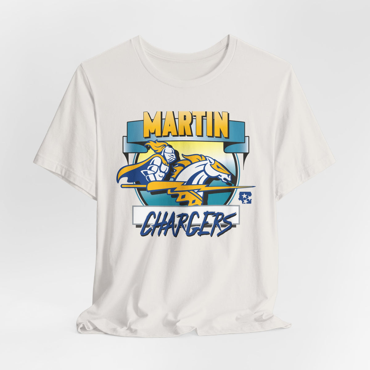 Martin Chargers Gradient Circle T-Shirt