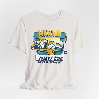 Martin Chargers Gradient Circle T-Shirt