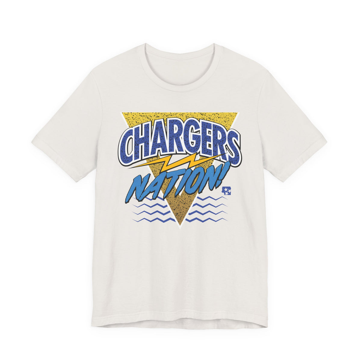 Chargers Nation Memphis Pattern T-Shirt
