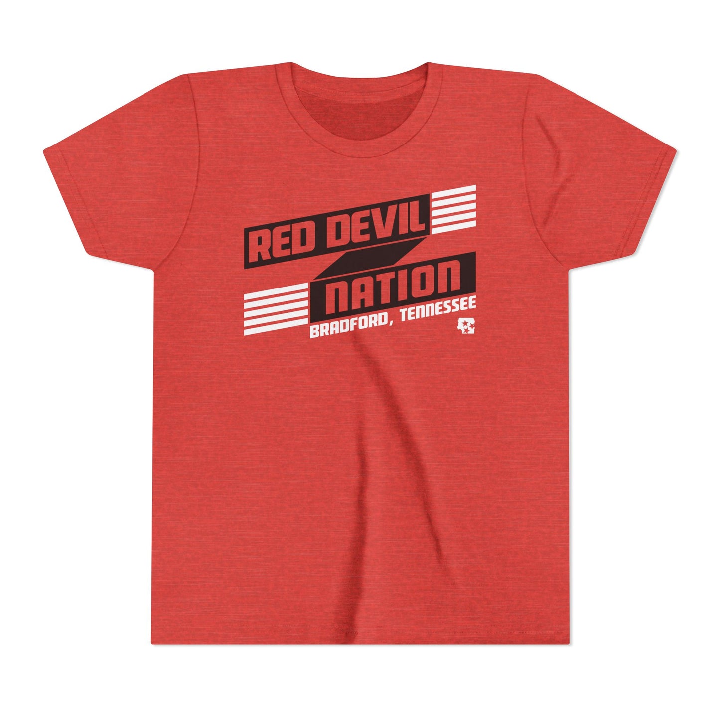 Red Devil Nation Banner Youth Tee