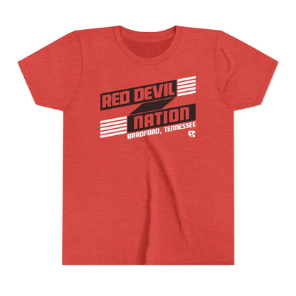 Red Devil Nation Banner Youth Tee