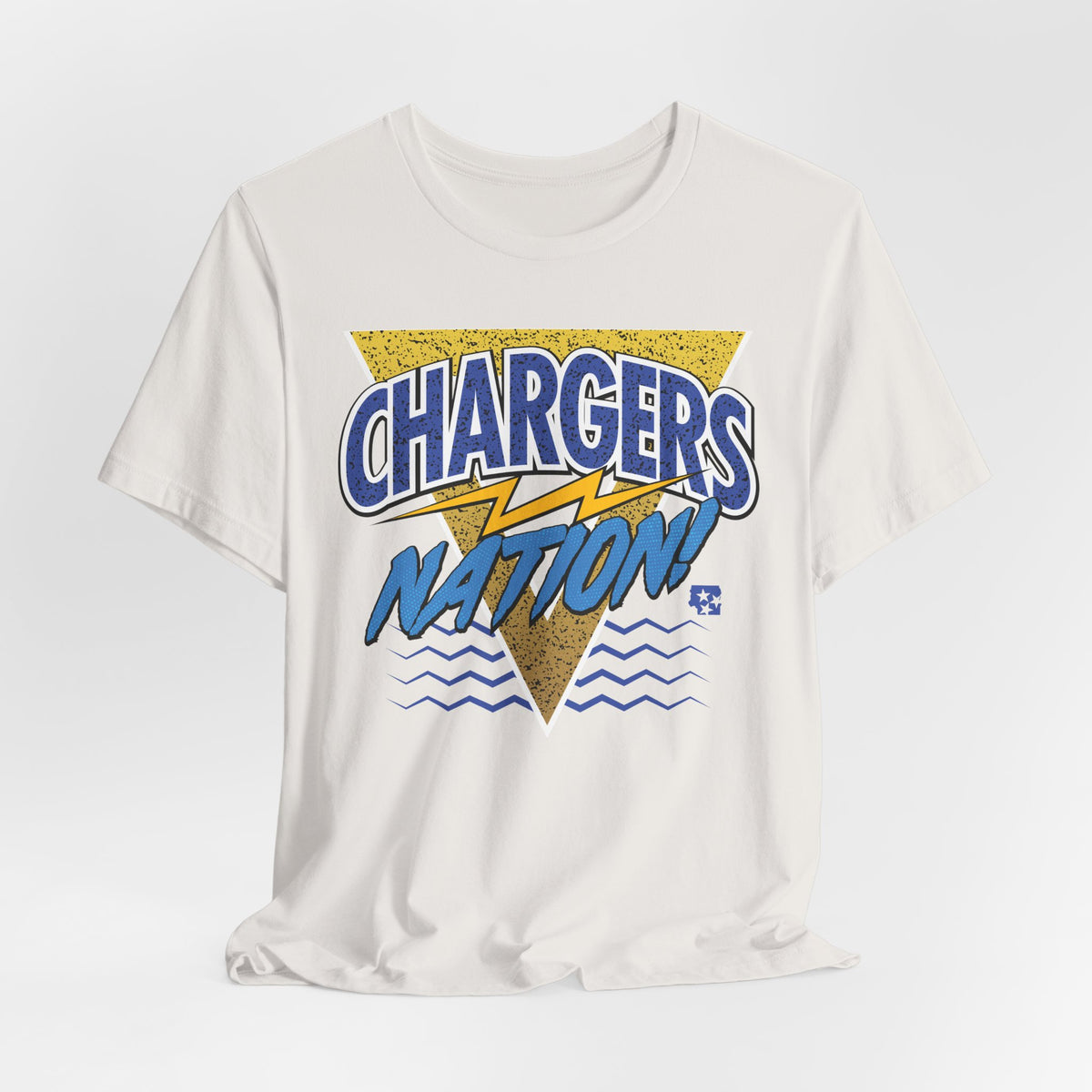 Chargers Nation Memphis Pattern T-Shirt