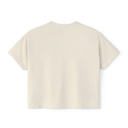 Westview Chargers Broken Lines Ladies's CroppedBoxy Tee