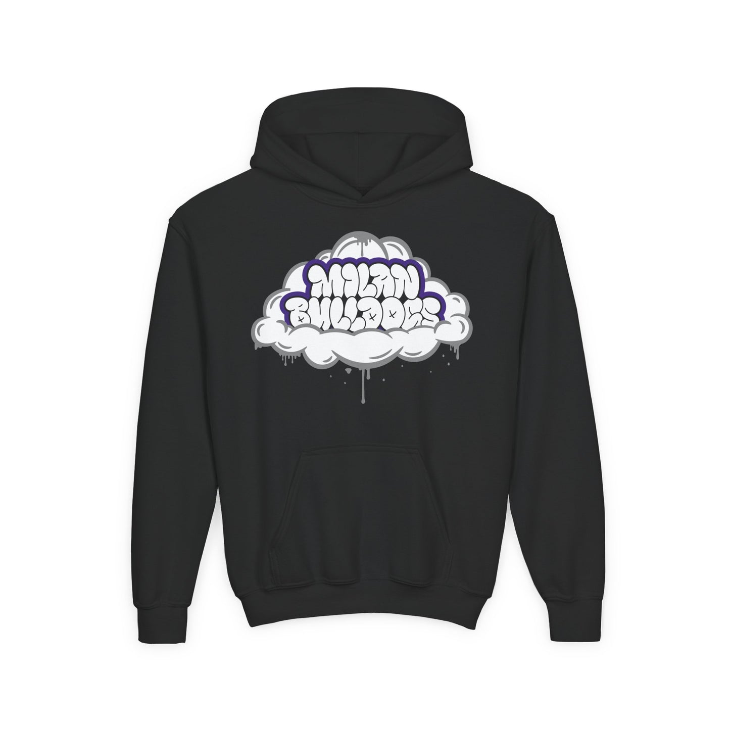Milan Bulldogs In the Clouds Youth Hoodie