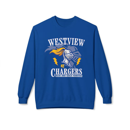 Westview Chargers Ghosted Logo Fleece