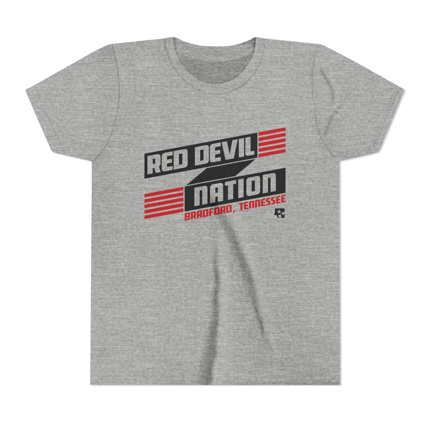 Red Devil Nation Banner Youth Tee