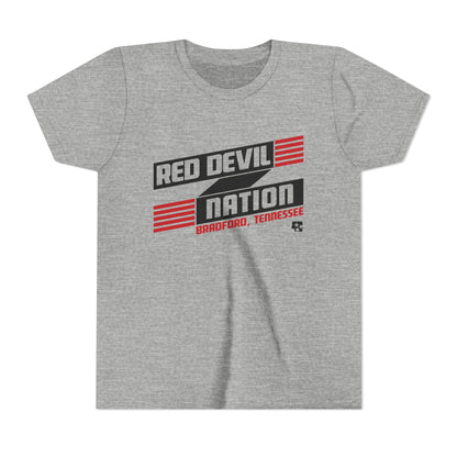 Red Devil Nation Banner Youth Tee