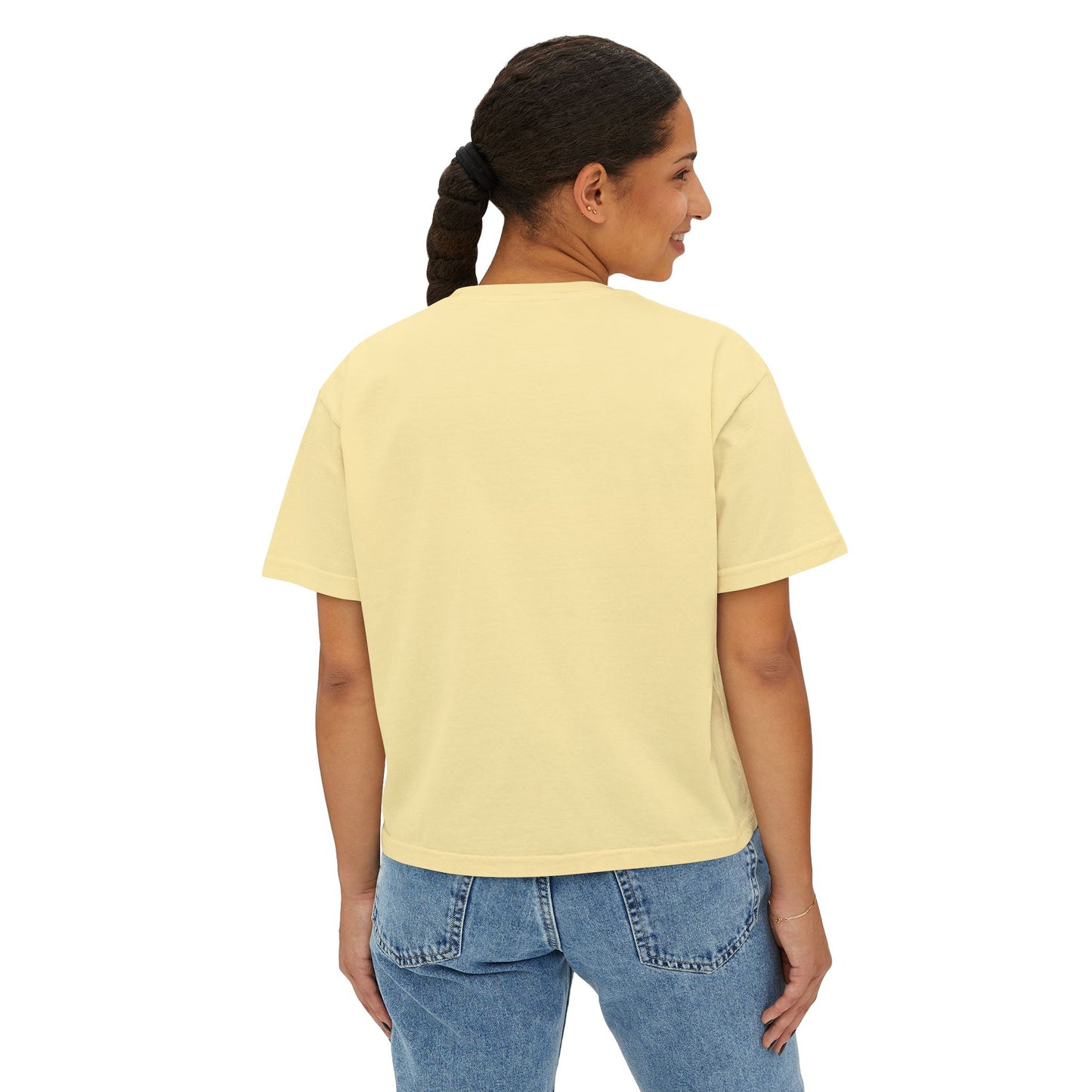 WHS Chargers Ladies's CroppedBoxy Tee