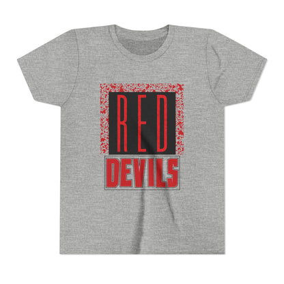 Red Devils Funky Grunge Youth Tee