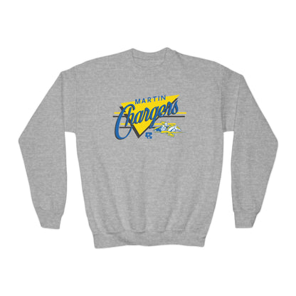Martin Changers 90s Triangle Youth Crewneck Sweatshirt