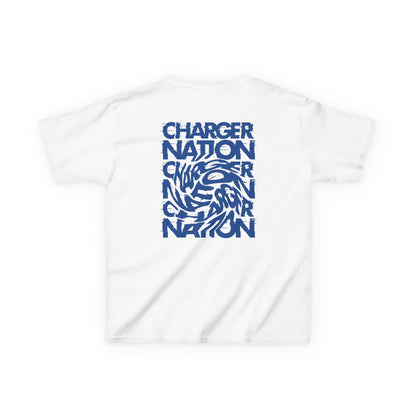 Charger Nation Glitch'd Out Youth T-Shirt