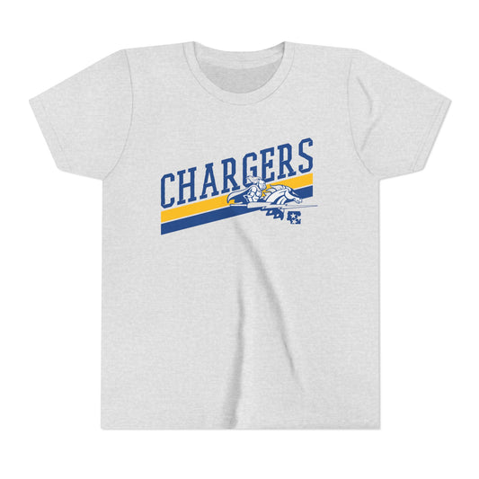 Chargers Slanted Youth T-Shirt