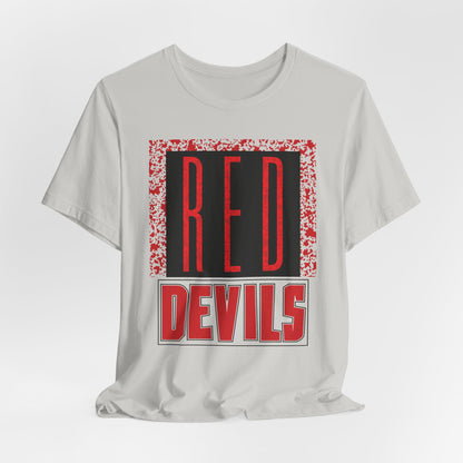 Red Devils Funky Grunge T-Shirt