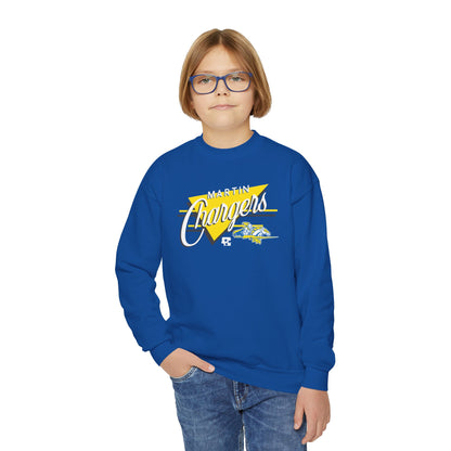 Martin Changers 90s Triangle Youth Crewneck Sweatshirt