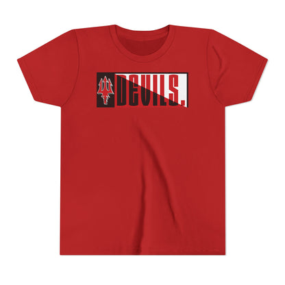 Devils Split Box Youth Tee