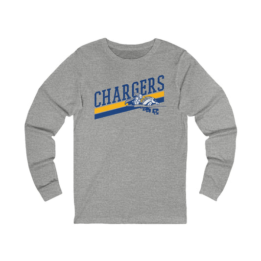 Chargers Slanted Long Sleeve T-Shirt