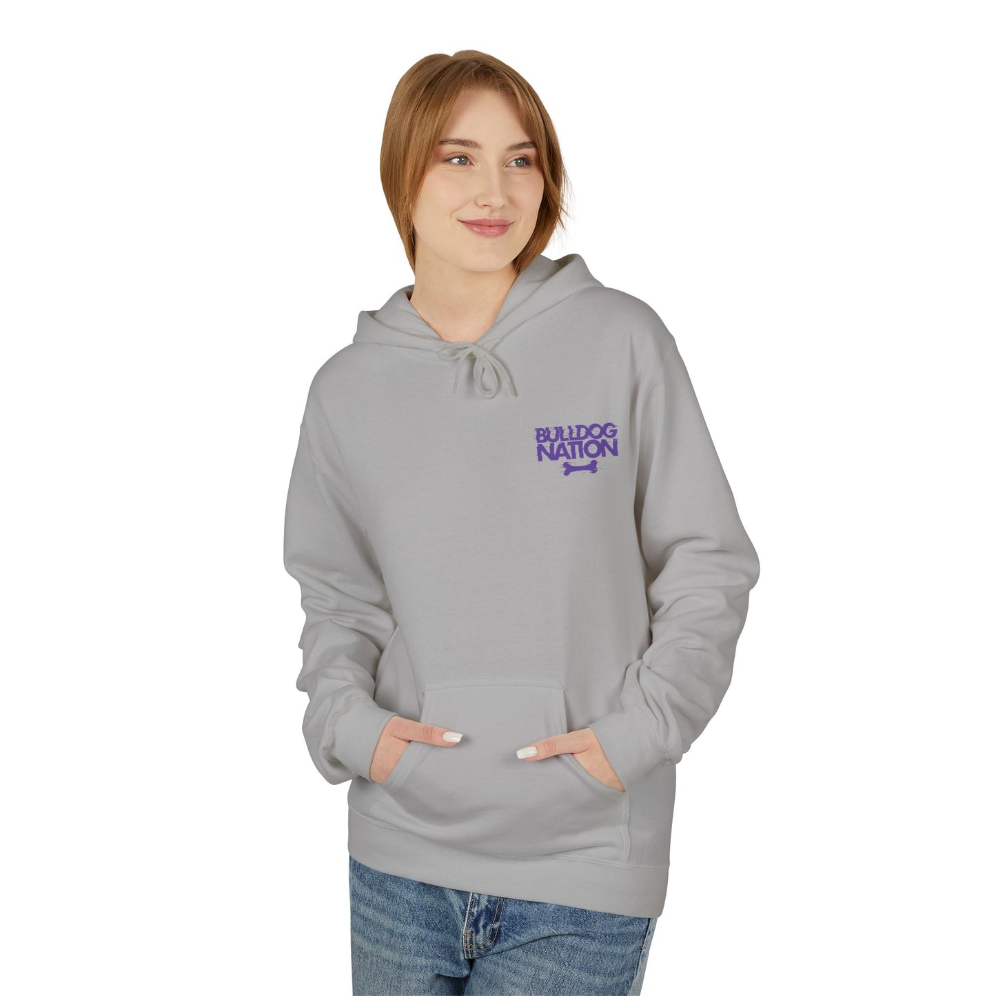 Bulldog Nation Glitch'd Out Hoodie