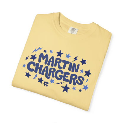 Martin Chargers Bubbles T-Shirt