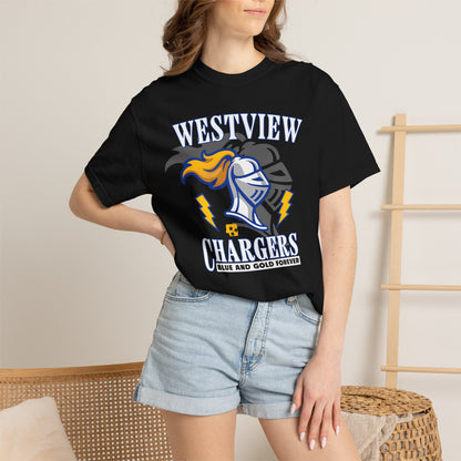 Westview Chargers Ghosted Logo T-Shirt