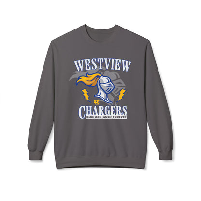 Westview Chargers Ghosted Logo Fleece