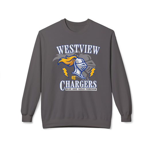 Westview Chargers Ghosted Logo Fleece