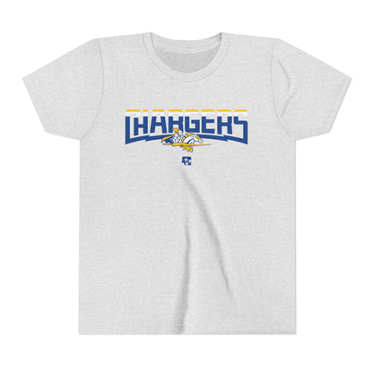 Chargers Bolted Youth Tee