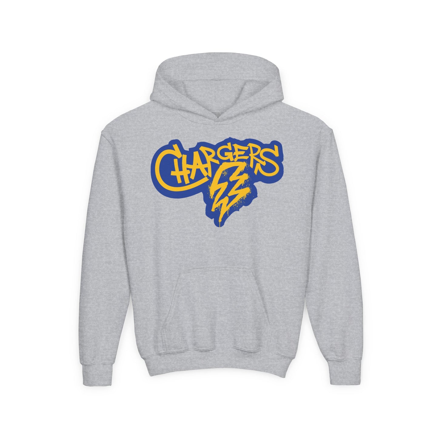 Chargers Graffiti Youth Hoodie