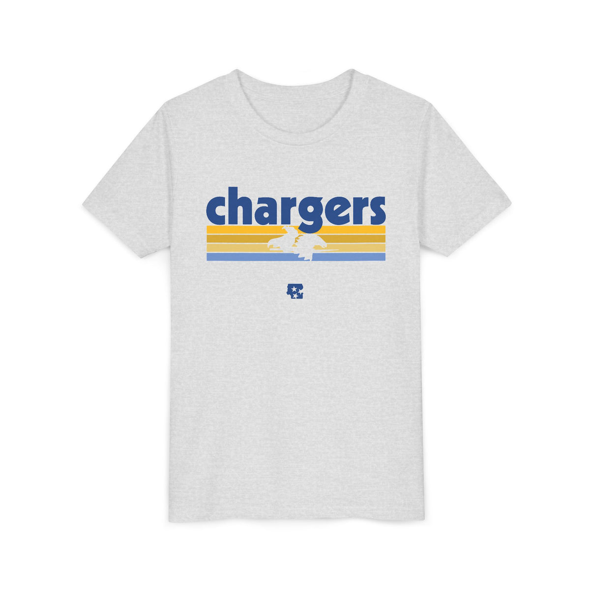 Chargers Logo Knockout Youth Tee