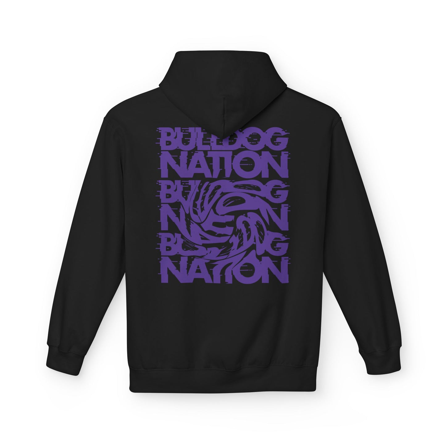 Bulldog Nation Glitch'd Out Hoodie