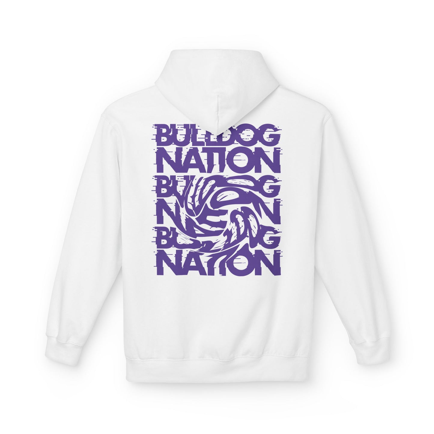Bulldog Nation Glitch'd Out Hoodie