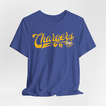 Chargers Vintage Baseball Script T-Shirt