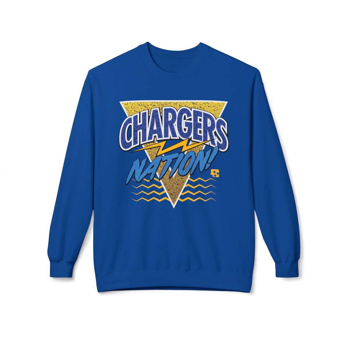 Chargers Nation Memphis Pattern Fleece
