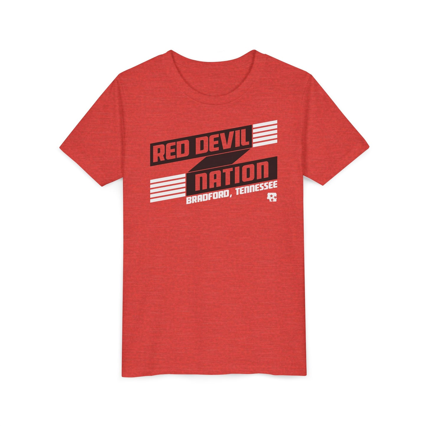 Red Devil Nation Banner Youth Tee