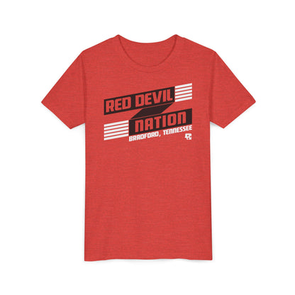 Red Devil Nation Banner Youth Tee