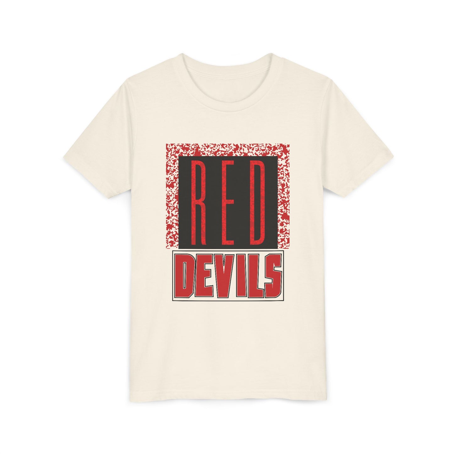Red Devils Funky Grunge Youth Tee