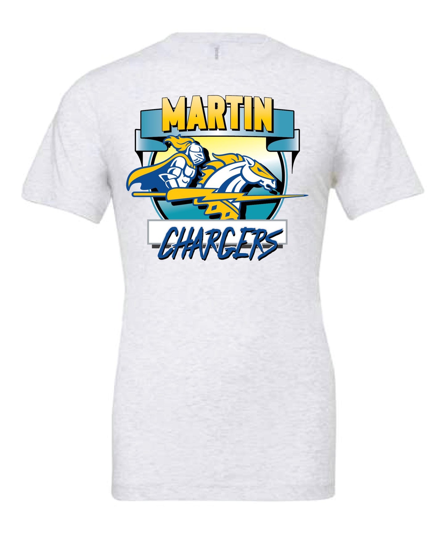 Martin Chargers Circle Gradient Tee
