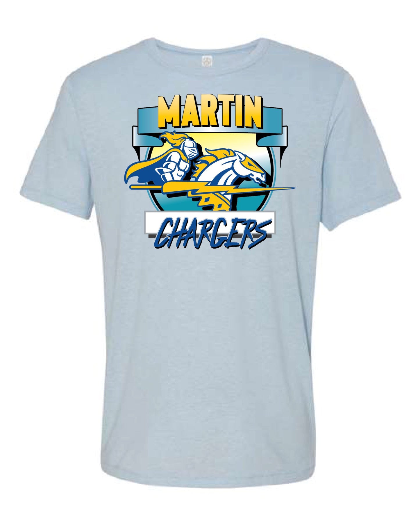 Martin Chargers Circle Gradient Tee