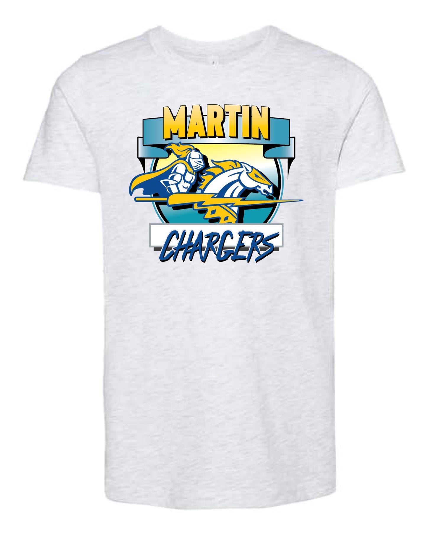 Martin Chargers Circle Gradient Tee
