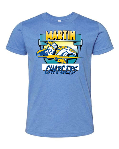 Martin Chargers Circle Gradient Tee