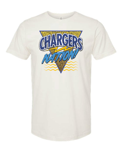 CHARGERS NATION MEMPHIS PATTERN SHIRT