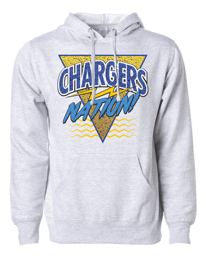 CHARGERS NATION MEMPHIS PATTERN FLEECE