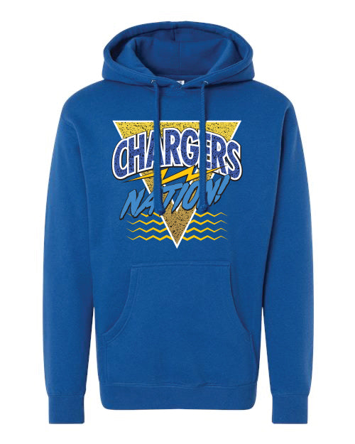 CHARGERS NATION MEMPHIS PATTERN FLEECE