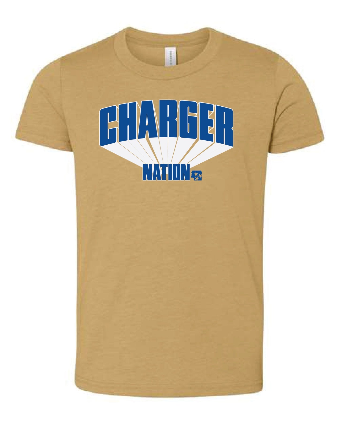 Charger Nation Burst Youth Tee