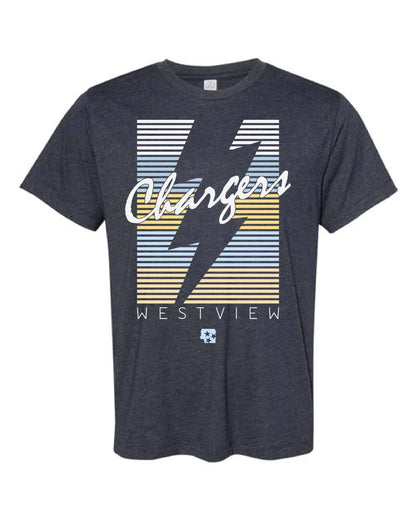 Chargers Rainbolt Tee