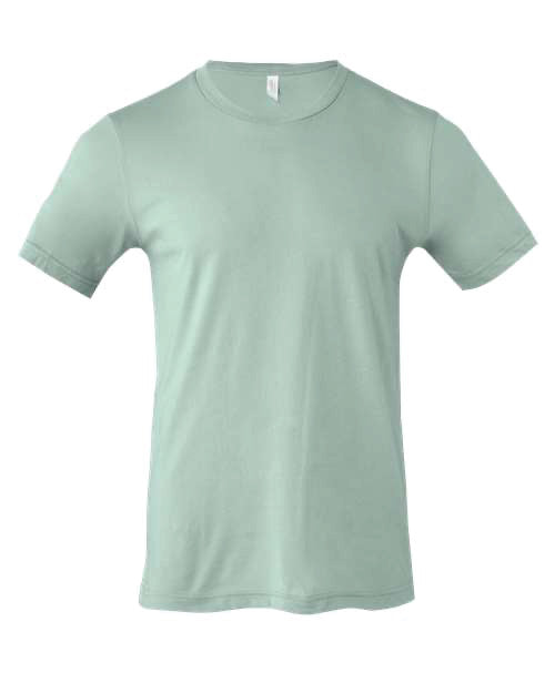 Bella Canvas Heather Dusty Blue Tee XL